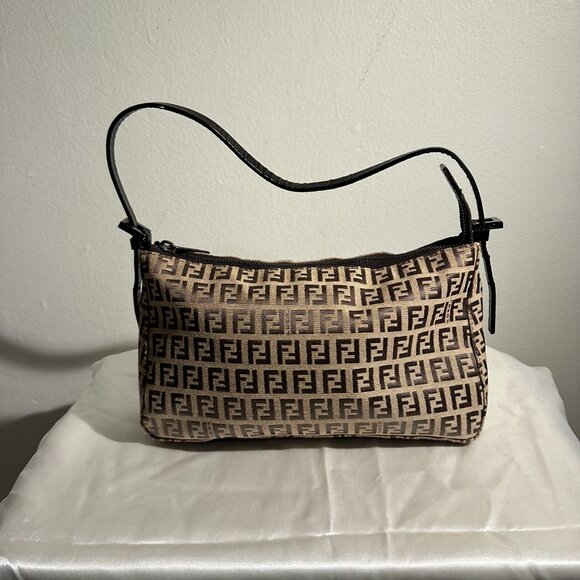 Fendi Zucca Baguette Shoulder Bag – Classic Vintage - Picture 5 of 7